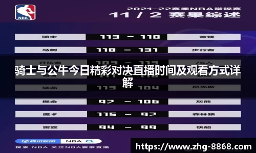 骑士与公牛今日精彩对决直播时间及观看方式详解