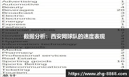 数据分析：西安网球队的速度表现